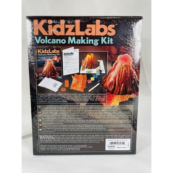 Volcano Making Kit by Kidz Labs Fun Science Product 4M NEW Factory SEALED Age 8+ - Picture 2 of 6